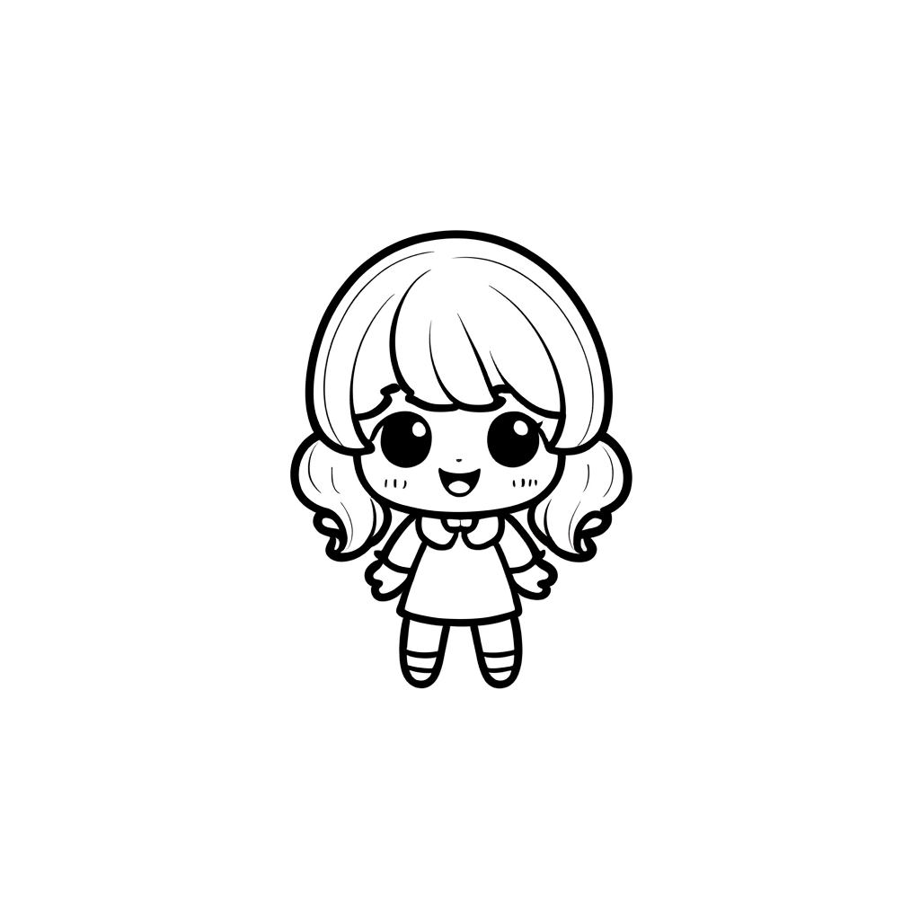 Cute chibi character